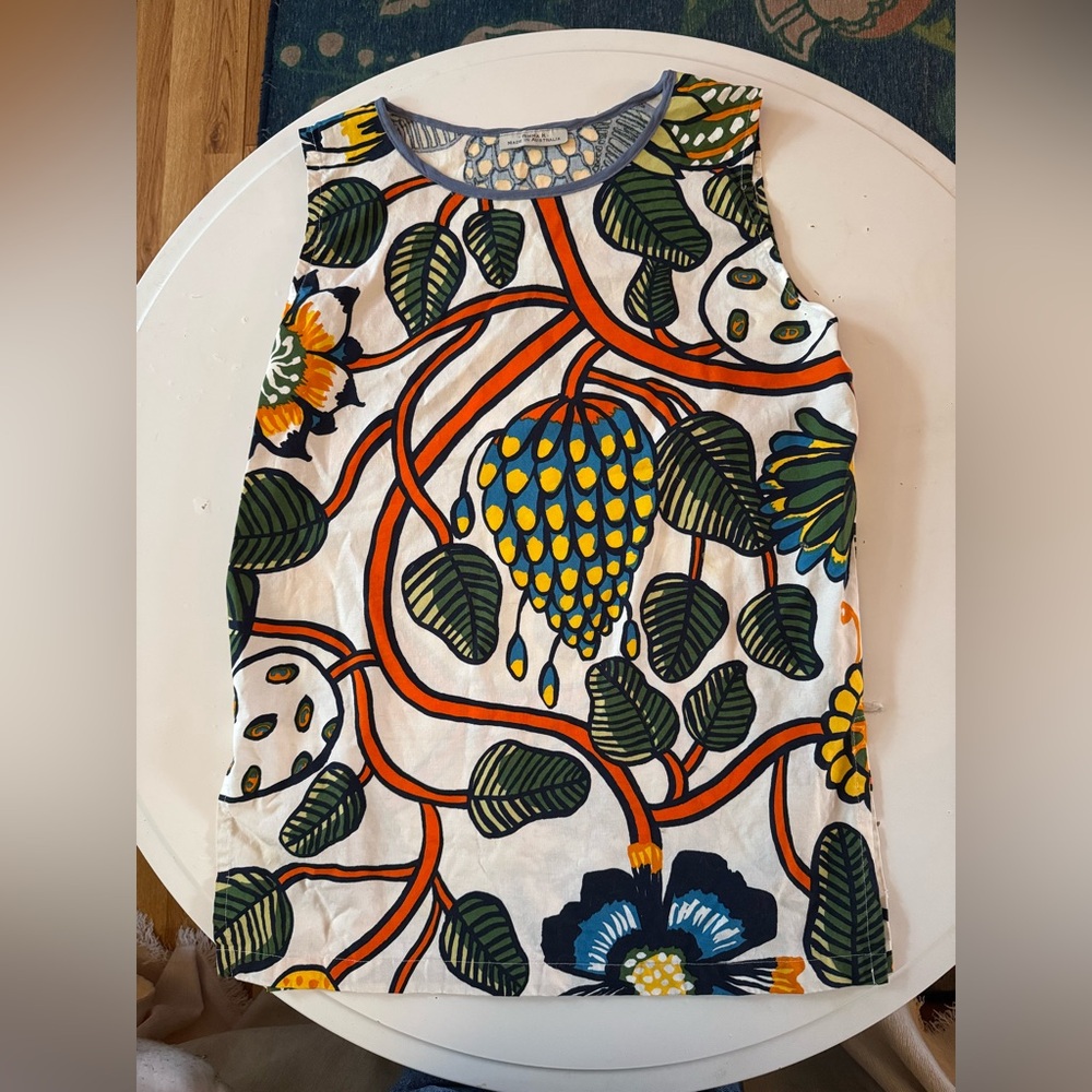 Hand Sewn (Marimekko fabric) Tunic Top